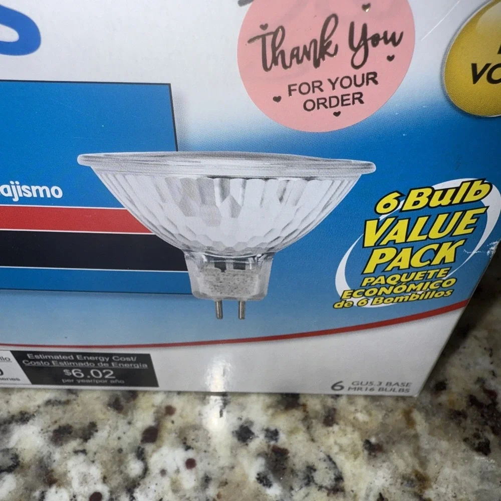 2‎ Pack-Philips Landscape and Indoor Flood 50-Watt MR16 12-Volt Light Bulb 4339
